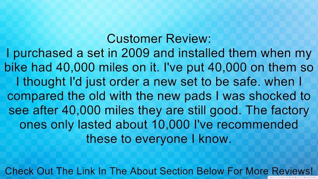 Lyndall Racing Brakes Z Plus Brake Pads 7195-Z+ Review
