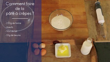 Recette - La pâte à crêpes