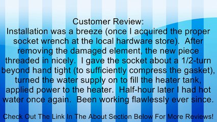 Reliance 9000130-045 2,000 Watt 120 Volt Electric Water Heater Element Review