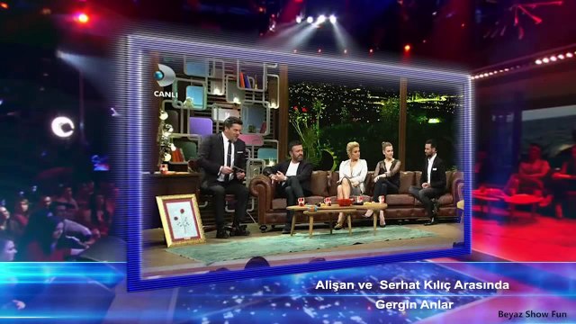 Alişan ve Serhat Kılıç Arasında Gergin Anlar Beyaz Show 5 Aralık 2014