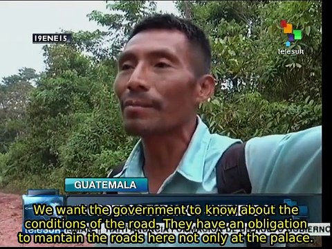 Guatemala: heavy rains collapse roads in Ixcán