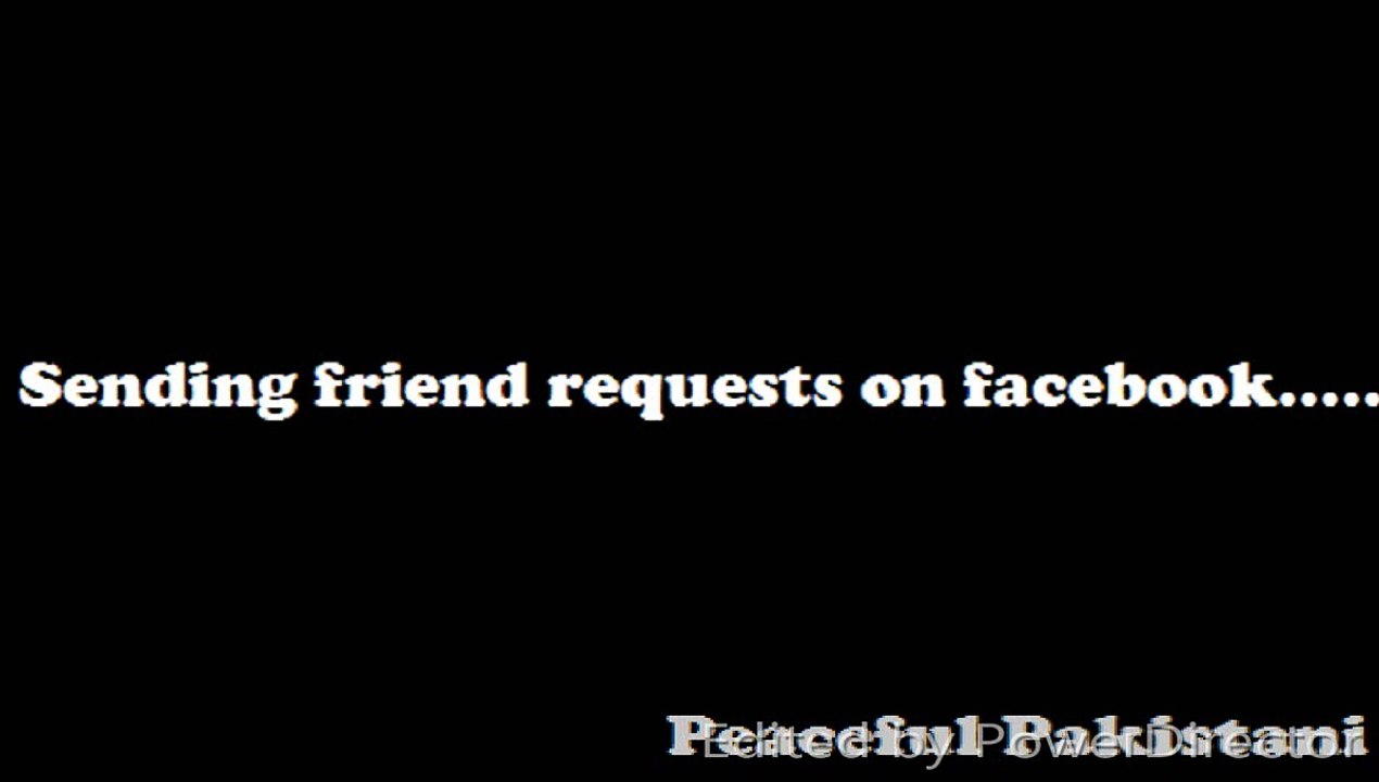 Sending requests on facebook situations :D :D