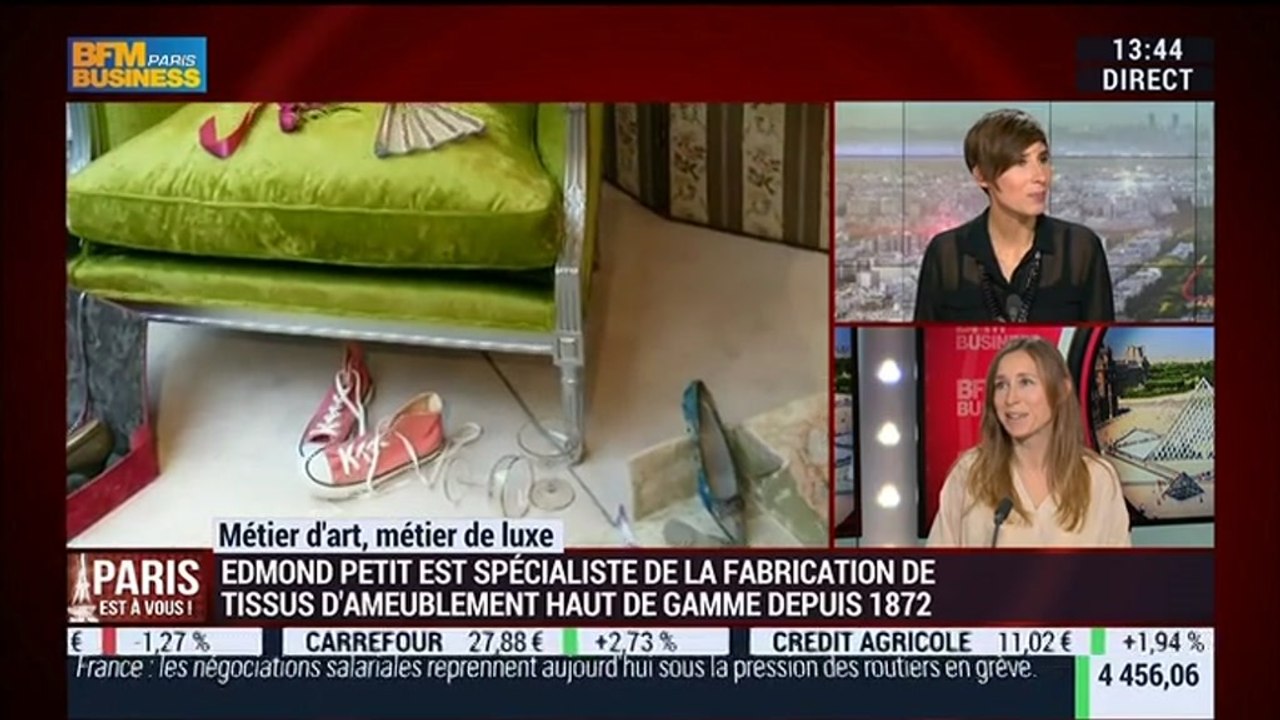 Métiers d'art, Métiers de luxe: créateur et éditeur de tissu d'ameublement, Charlotte Petit – 20/01