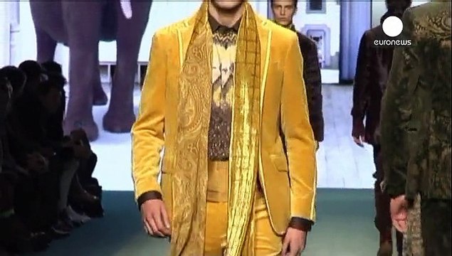 Milan : les hommes Gucci, Etro et Armani