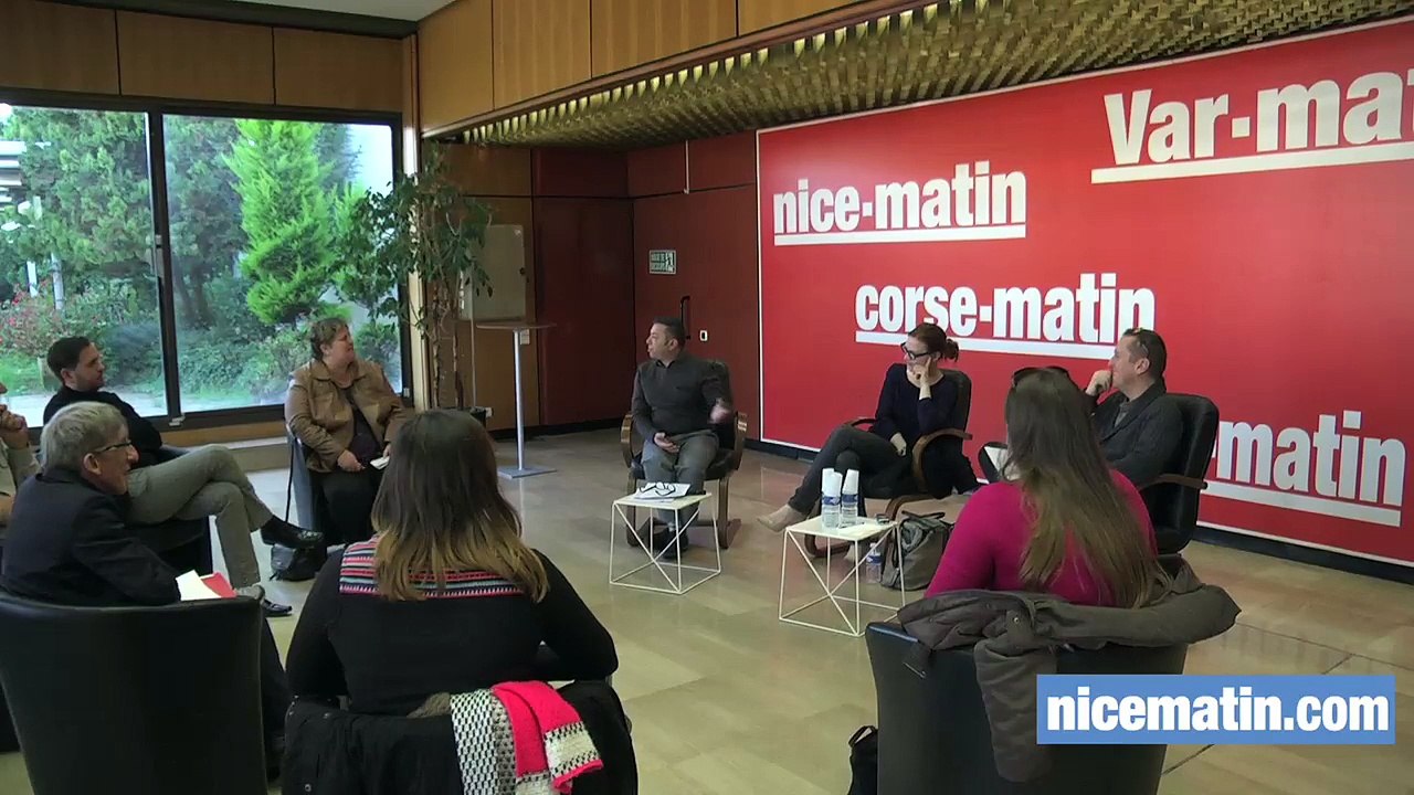 Rencontre d'Odile Vuillemin avec les lecteurs de Nice Matin