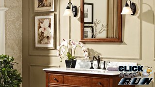 Fairmont Designs Framingham Bathroom Vanity in White or Maple