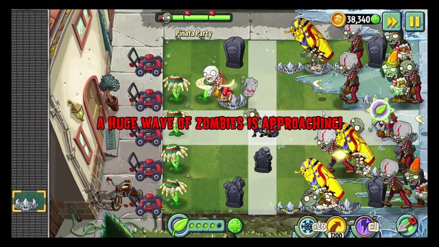Plants vs Zombies 2 Frostbite Caves Pinata Party 1 18 Yeti Spotted!