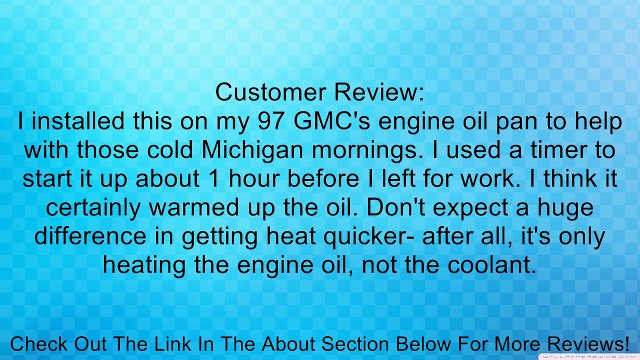 Kat's 24150 150 Watt 4 x 5 Universal Hot Pad Heater Review