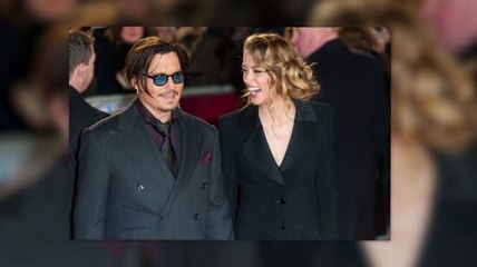 Johnny Depp et Amber Heard font front uni à la première de Mordecai