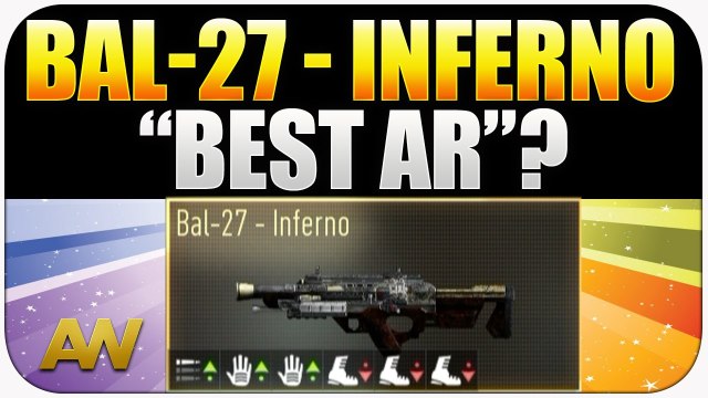 COD Advanced Warfare: Bal-27 Inferno - Rare Supply Drops Weapon Review (Call of Duty AW)