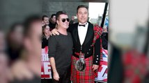 Simon Cowell läßt David Walliams beim Start von Britain's Got Talent in Edinburgh erröten
