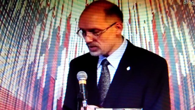 Podziękowanie Andrzeja Nowaka za Nagrodę Towarzystwa Patriotycznego Żeby Polska była Polską 2014r..