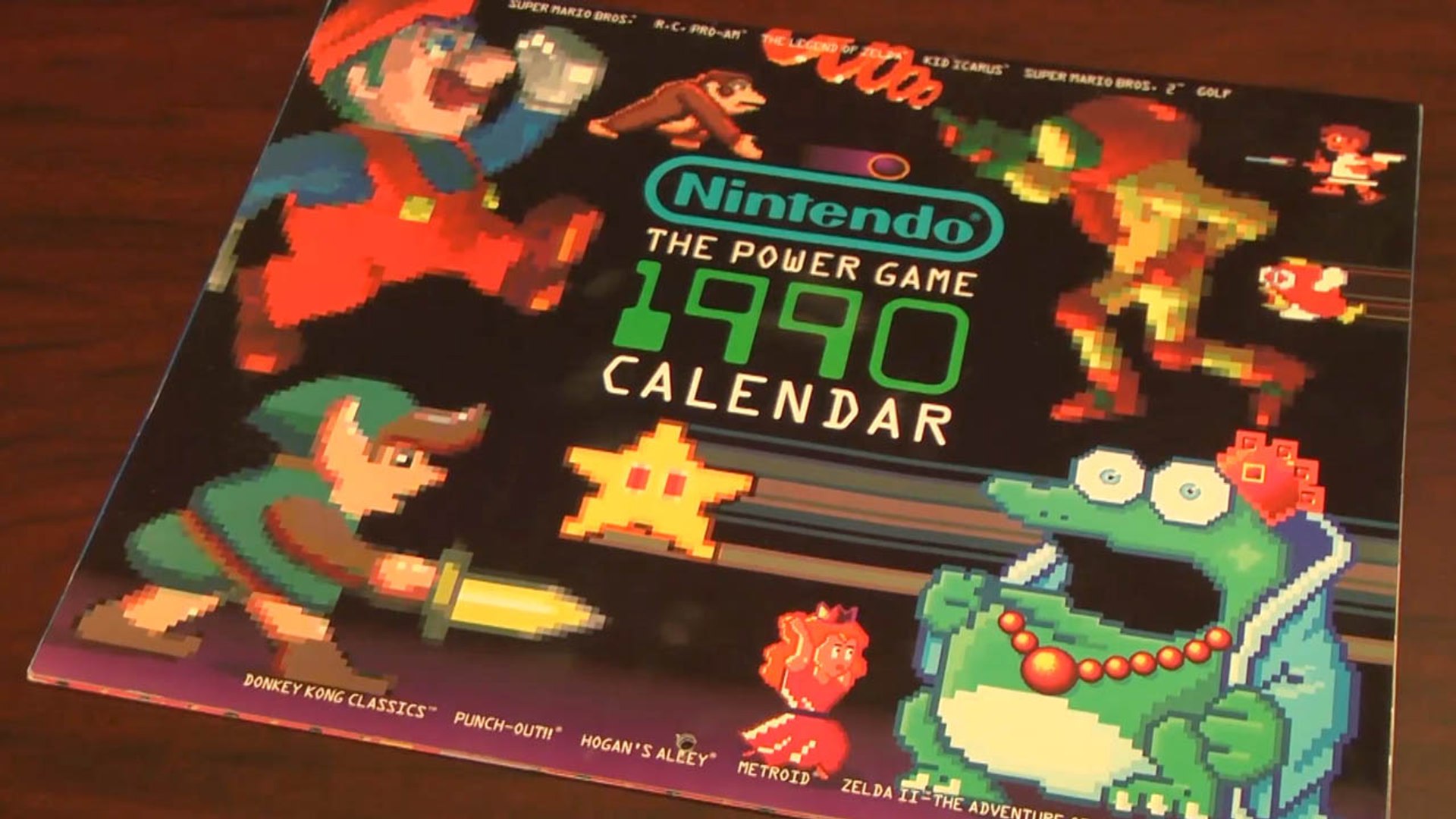 ⁣Classic Game Room - NINTENDO 1990 POWER GAME CALENDAR review