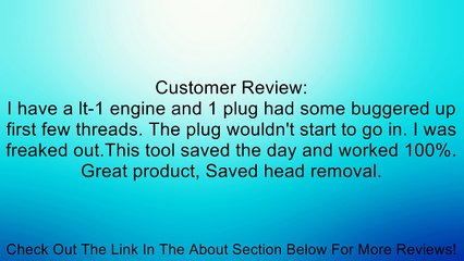 14mm Internal Spark Plug Retheading Tool 6" Review