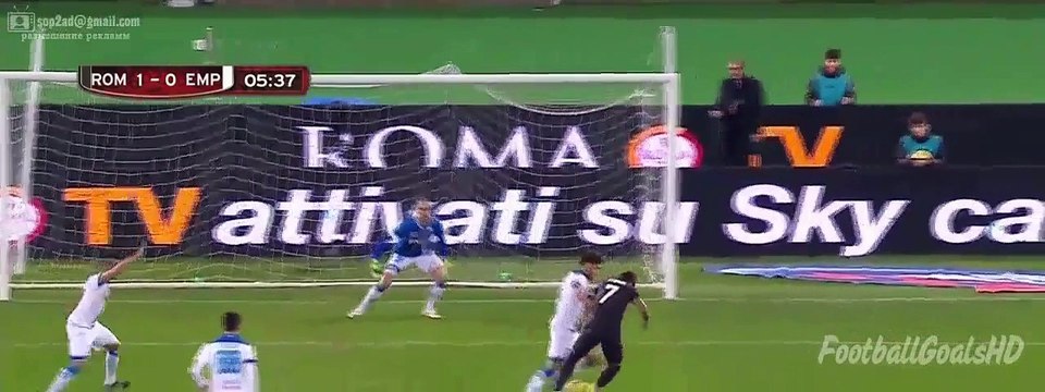 Juan Manuel Iturbe Goal ~ AS Roma 1-0 Empoli ~ 20_01_2015 [Coppa Italia][HD]