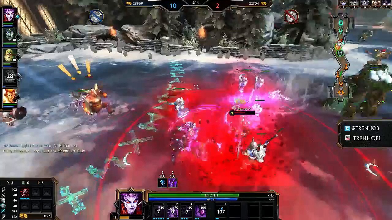 Arachne & Sylvanus Deny Dance Party - SMITE Assault