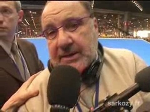 Serge Moati au congrès de Sarko