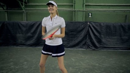Model Behavior - Is Tennis the Next Big Model Workout? Watch Constance Jablonski Play Her Way to a Better Body