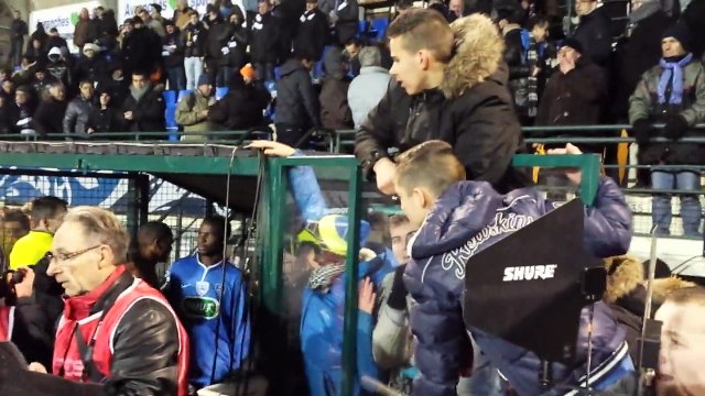 Fin du match de Coupe de France entre Avranches et Metz