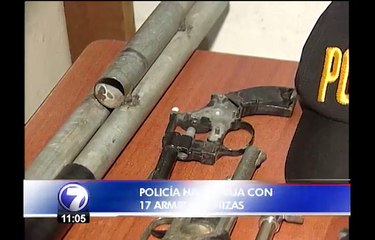 Operativo policial da con 17 armas hechizas en La Carpio