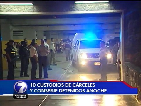 Custodios detenidos por abuso de autoridad pasaron la noche en prisión