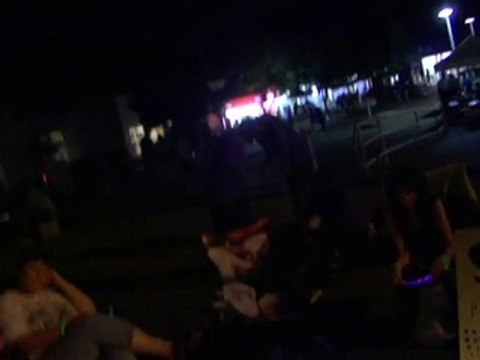 Chris and Stella Drummond's candlelight vigil sign from the Elvis family Elvis Week 2011