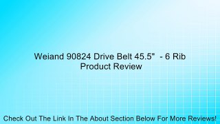 Weiand 90824 Drive Belt 45.5