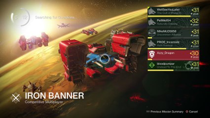 Destiny PS4 [Hawkmoon] Competitive Part 655 - Iron Banner (Blind Watch, Mars) [With Commentary]