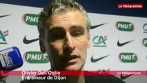Coupe de France. L'entraîneur de Dijon déçu par la pelouse et ses joueurs