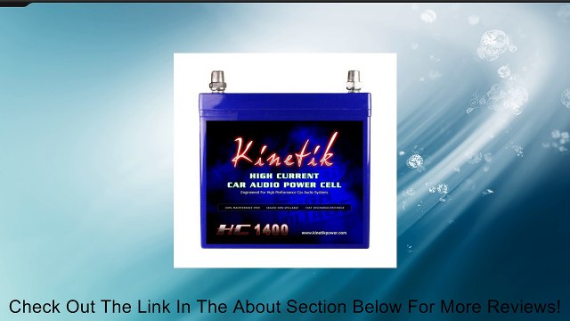 Kinetik (HC1400) 1400W/12V Power Cell Battery Review