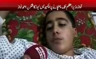 Army Public School peshawar injured Student Ahmed Nawaz Appeal to Nawaz Sharif 21-01-2015