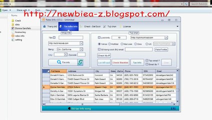 RoboInfo v3.5 - info US, UK, CA, AU, GER, FR, SPAIN, NL, Italy, Poland...