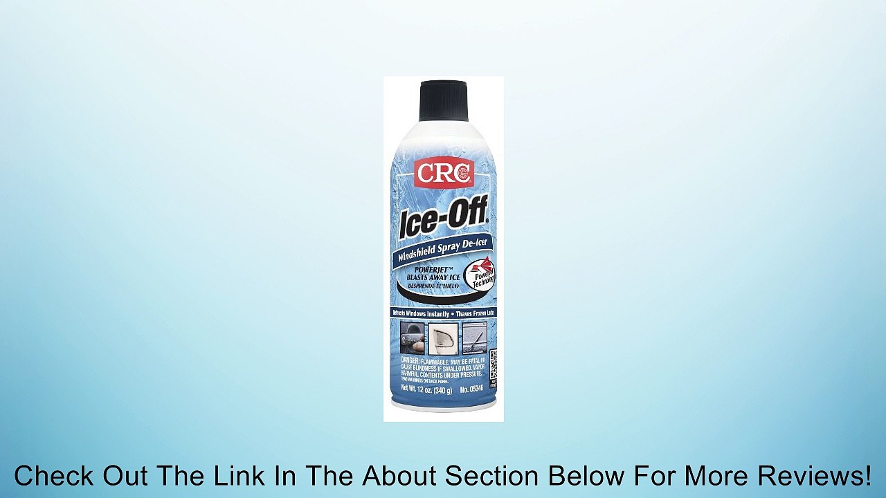 CRC 05346 Ice-Off Windshield Spray De-Icer - 12 Wt Oz. Review