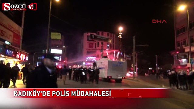 Kadıköy'de Ali İsmail protestosuna polis müdahalesi!