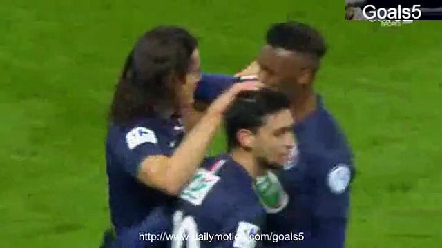 Edison Cavani Goal PSG 1 - 0 Bordeaux Coupe de France 21-1-2015