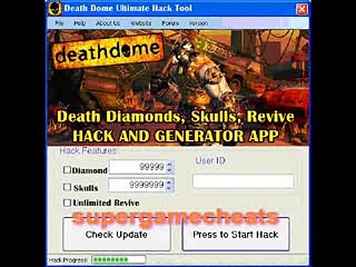 Death Dome Hack and Diamonds Skulls Revive Cheat