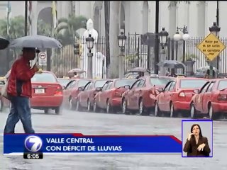 Análisis de lluvias en el primer semestre revela déficit en Valle Central