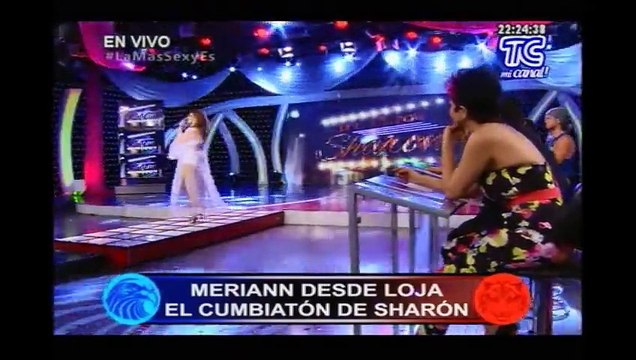 Atrevidos: Meriann llegó desde loja para La Cumbiatón de Sharon .
