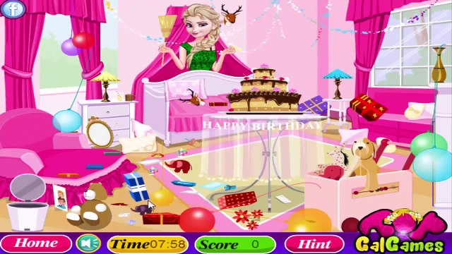 ② In ① ≈ PRINCESS ELSA BIRTHDAY CLEANING GAME ≈ FROZEN ANNA PREGNANT SHOPPING GAME GAME