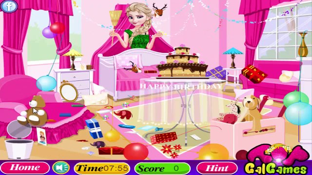 ▐ ╠╣Đ▐► DISNEY FROZEN PRINCESS ELSA BIRTHDAY CLEANING GAME