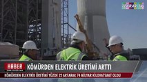 Kömürden Elektrik Üretimi Arttı