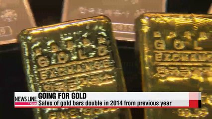 Sales of gold bars double in 2014 from previous year