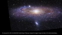 Super-high resolution images of Andromeda from Hubble (NASA/ESA) : Universe is BIG!