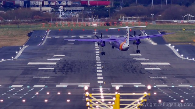 Avions en difficulté à l'atterrissage : crosswind et vents violents