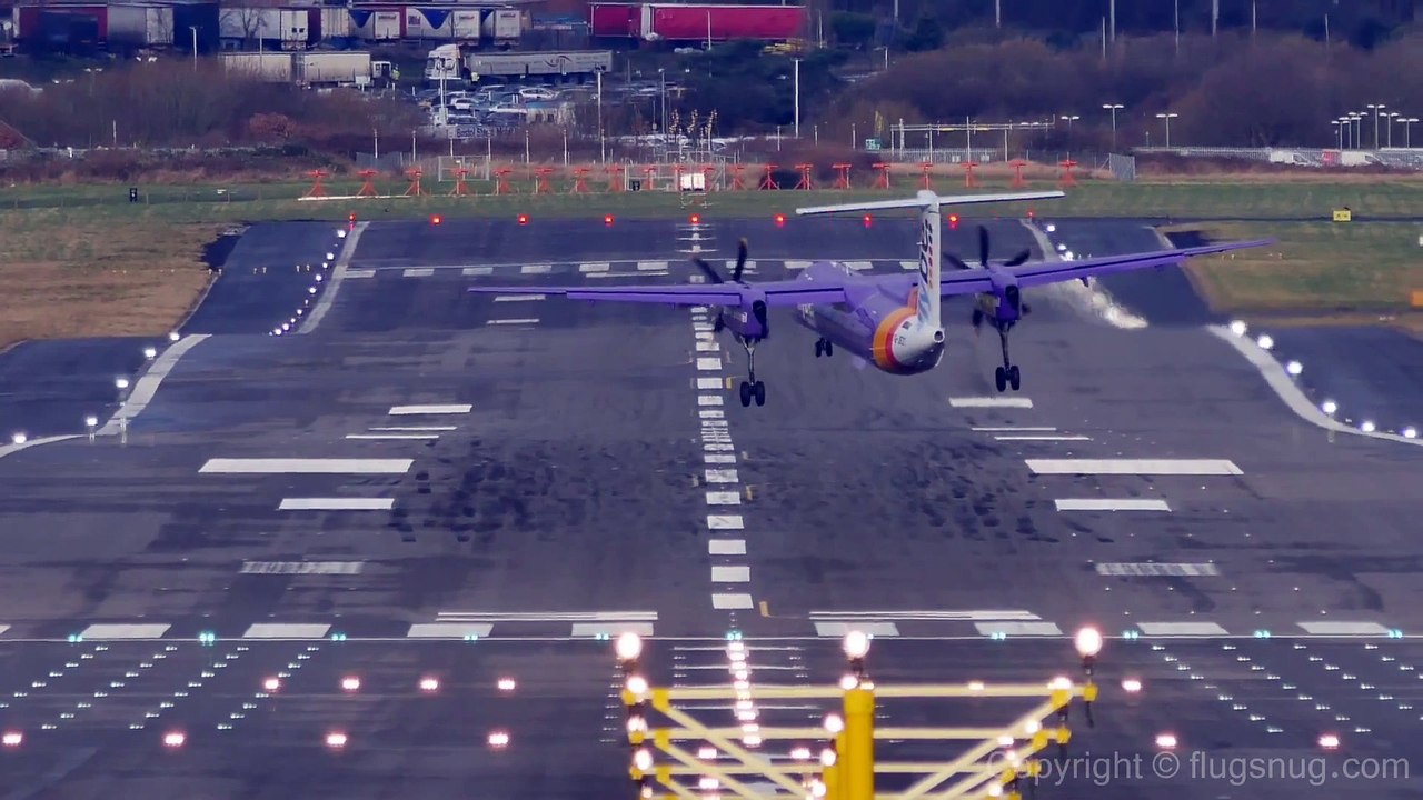 Avions en difficulté à l'atterrissage : crosswind et vents violents