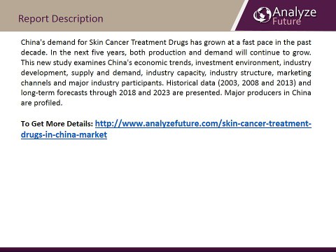 Skin Cancer Treatment Drugs Markets in China