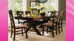 Roundhill Furniture 7-Piece Karven Solid Wood Dining Set with Table and 6 Chairs
