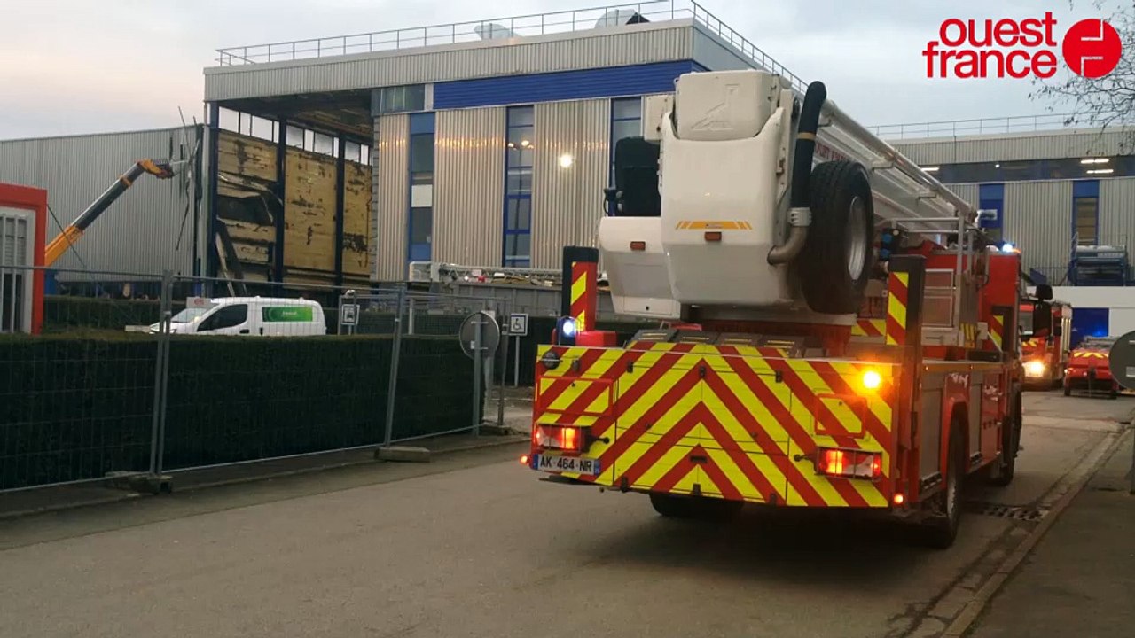 début d'incendie sur une rotative à Ouest-France
