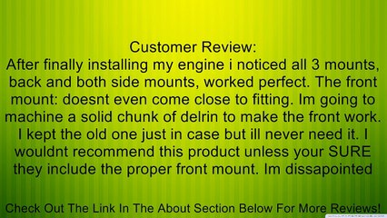 Prothane 13-1901 Red Motor and Transmission Mount Insert Kit Review