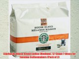 Starbucks House Blend Coffee (Medium) 12-Count T-Discs for Tassimo Coffeemakers (Pack of 2)